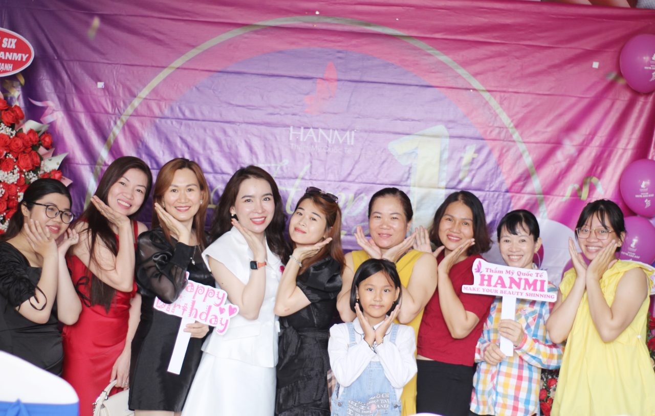 CHÚC MỪNG SINH NHẬT THẨM MỸ QUỐC TẾ HANMI BÌNH DƯƠNG – VÌ YÊU MÀ ĐẾN – CÙNG NHAU THỔI NẾN