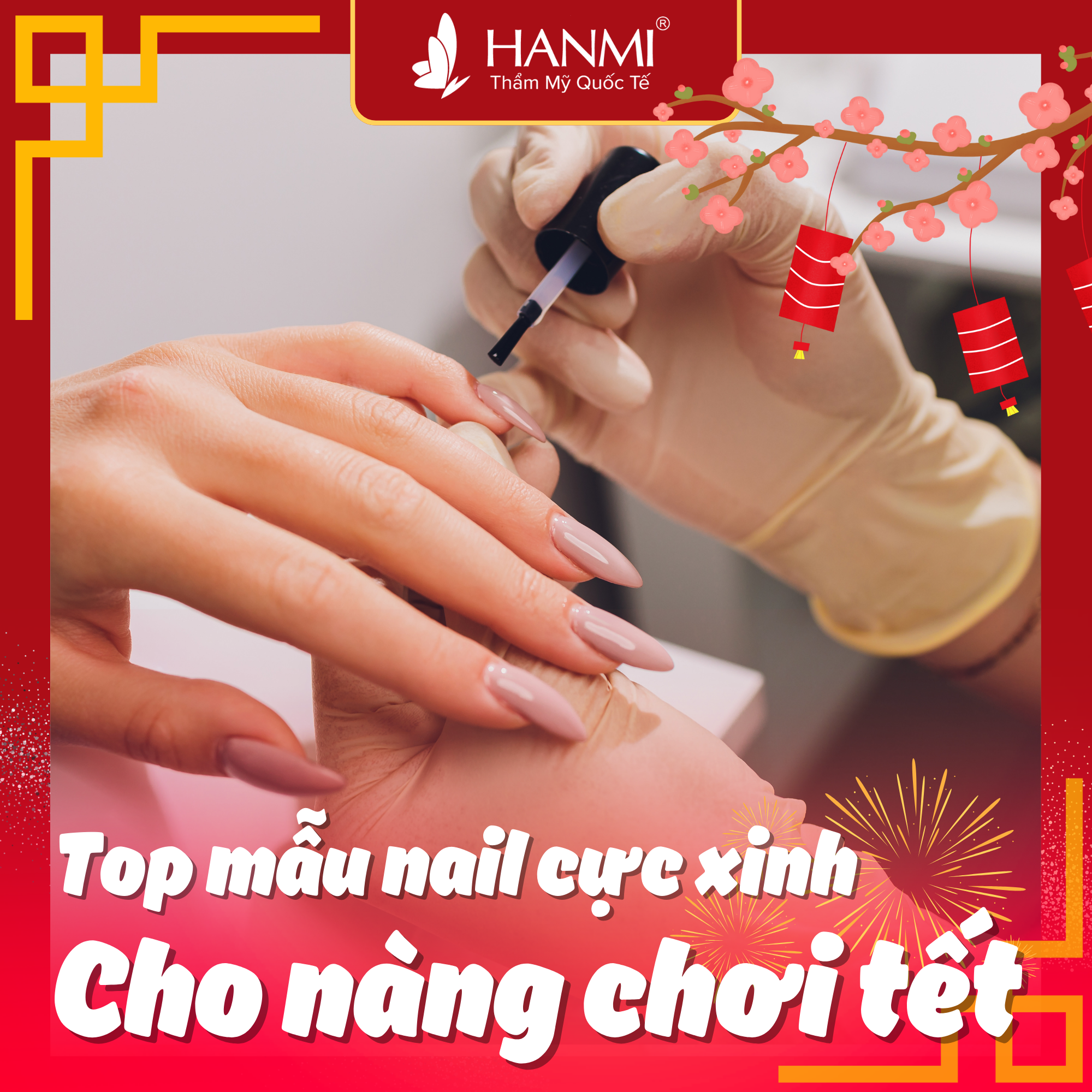 Top Mẫu Nail Tết Đẹp, Trendy Và May Mắn Đón Lộc Về Nhà