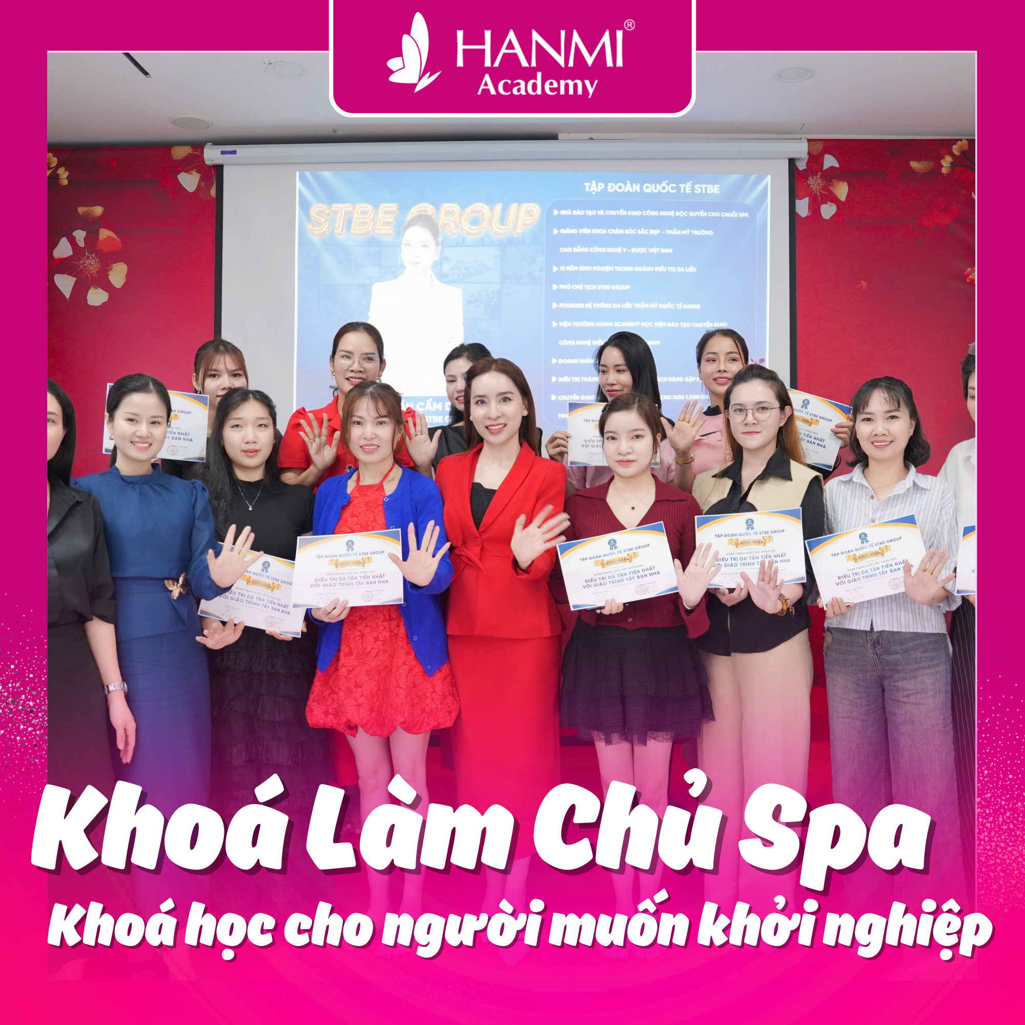 Khóa Học Làm Chủ Spa Chuyên Nghiệp tại Học Viện Thẩm Mỹ Hanmi – Lựa Chọn Sáng Suốt Cho Tương Lai Nghề Nghiệp